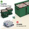 Christmas Ornament Storage Box with 8 Trays,Christmas Storage Container with Dividers Fits 128 Holiday Ornaments Decorations,Double Zipper,Large Xmas Organizer with Pockets
